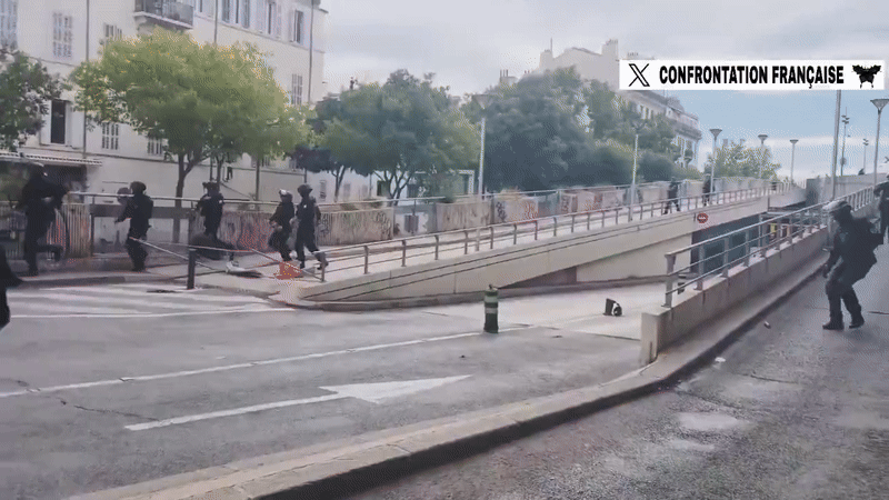 כמו סרט מלחמה: עימותים אלימים בין השוטרים לאזרחים ברחובות צרפת