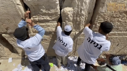 כמיטב המסורת: גם השנה פונו הפתקים שהוטמנו בכותל המערבי | תיעוד