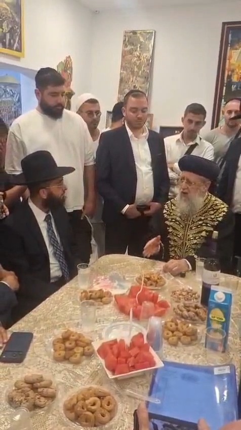 הראשון לציון במהלך הביקור המיוחד: "הקב"ה יחריב את כל עזה"