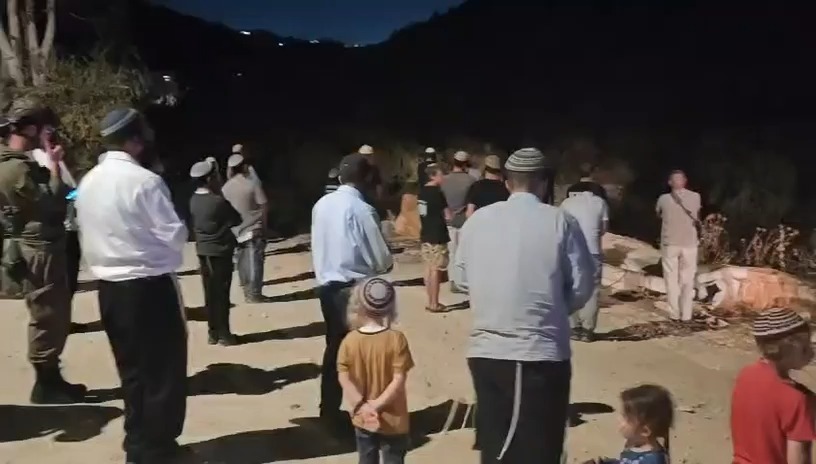 תושבי גוש דולב יצאו למחאה לאחר שמילואימניק הותקף ונלקח לרמאללה