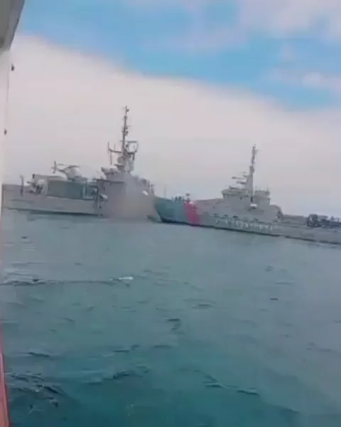 דרמה ימית: שתי ספינות צבאיות התנגשו במהלך תרגיל בינלאומי