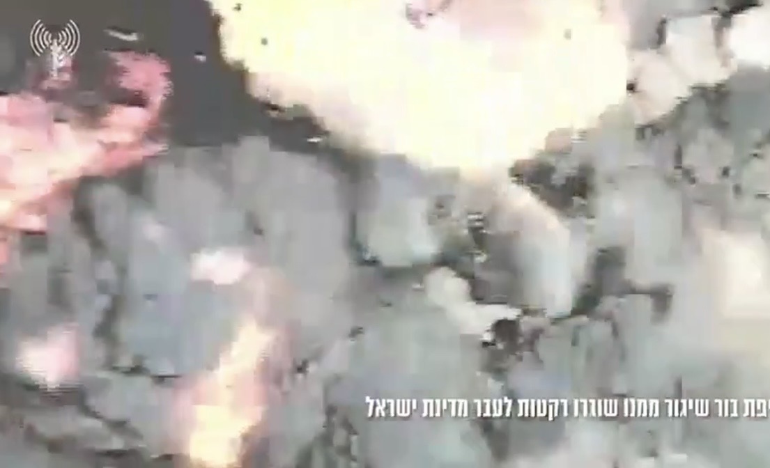 צה"ל ושב"כ השמידו 3 מחסני נשק ובור שיגור שתקף את ישראל