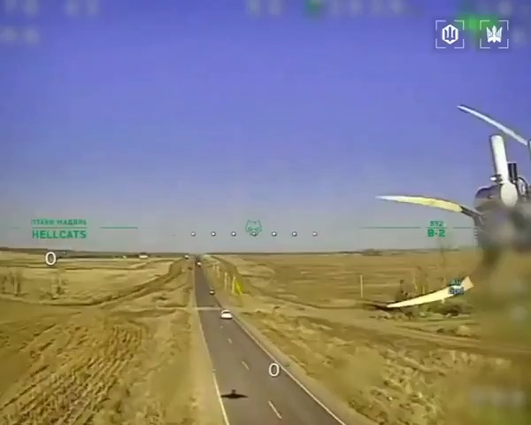 רחפן אוקראיני חלף מעל יחידת חיסול רוסית וגרם לתאונה