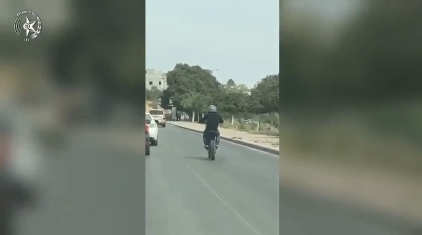 המרדף הסתיים בהפתעה: האופנוע הגנוב שייך ללוחם מהיחידה