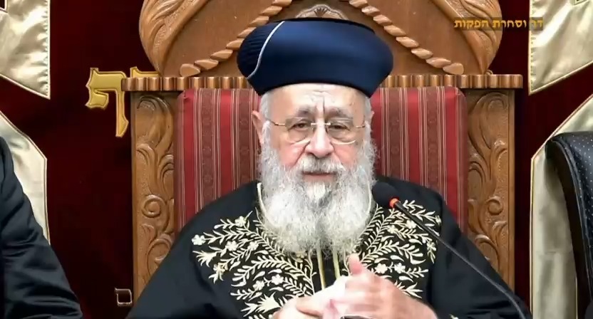 הראשון לציון: "פיקוח נפש רוחני" – ומה שיקרה אם השמאל יעלה