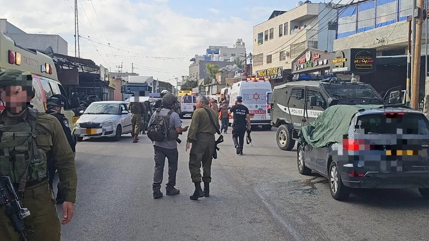 זירת הפיגוע בפונדוק. אילוסטרציה