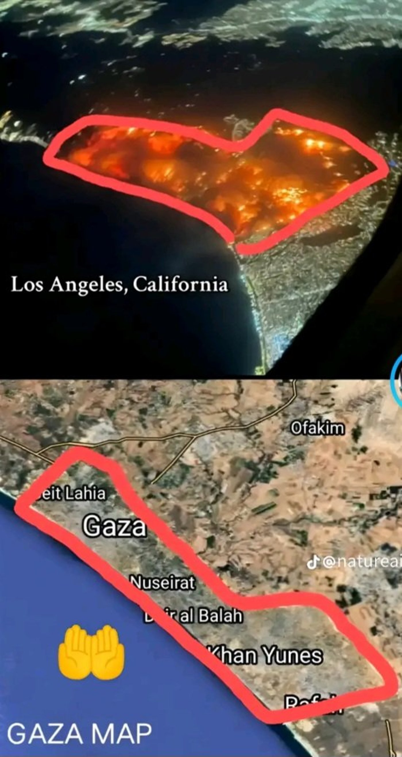 ההשוואה בין קליפורניה לעזה 