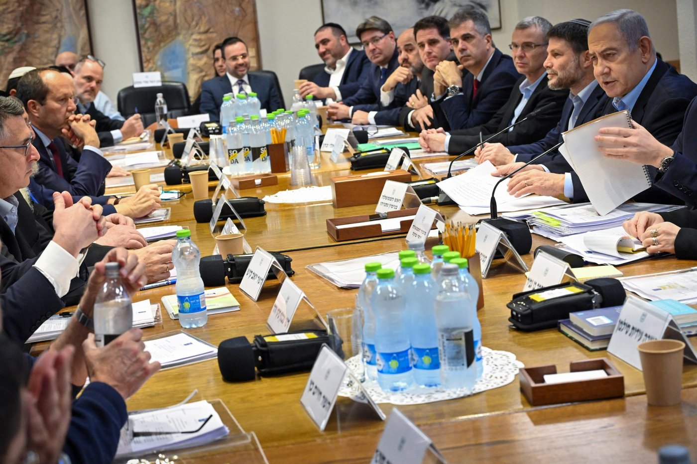 ישיבת הממשלה. יתקיים דיון על חזרה ללחימה