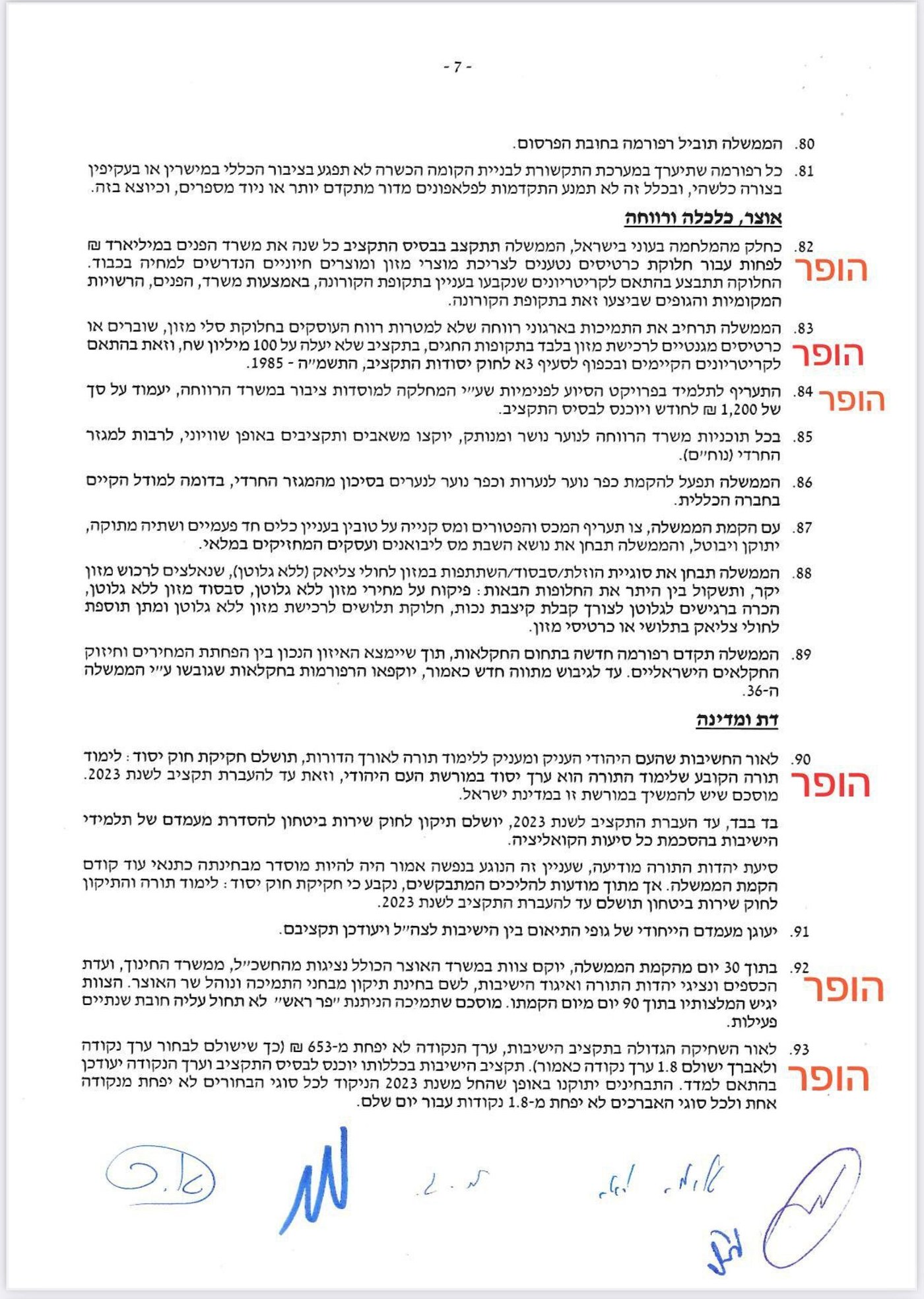ההפרות שהציג גולדקנופף