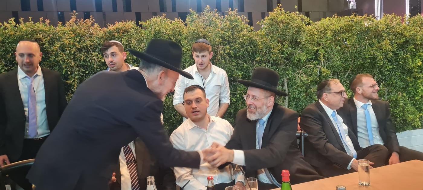שמחת נישואי בת הגאון הרב דוד לאו