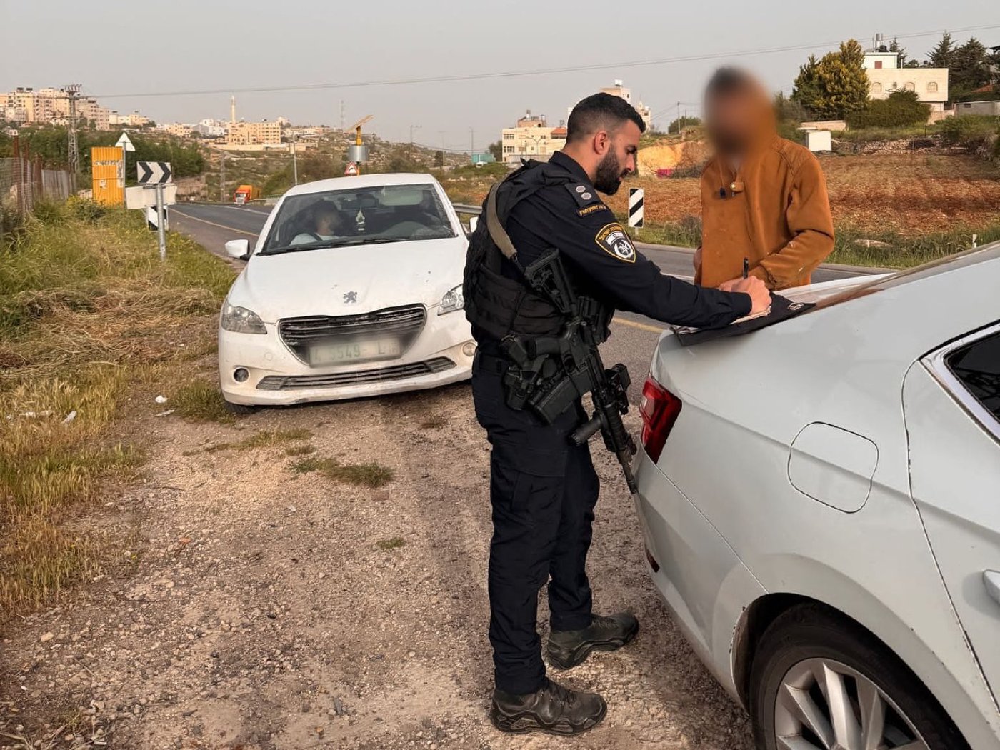 פעילות שוטרי התנועה במחוז יו"ש