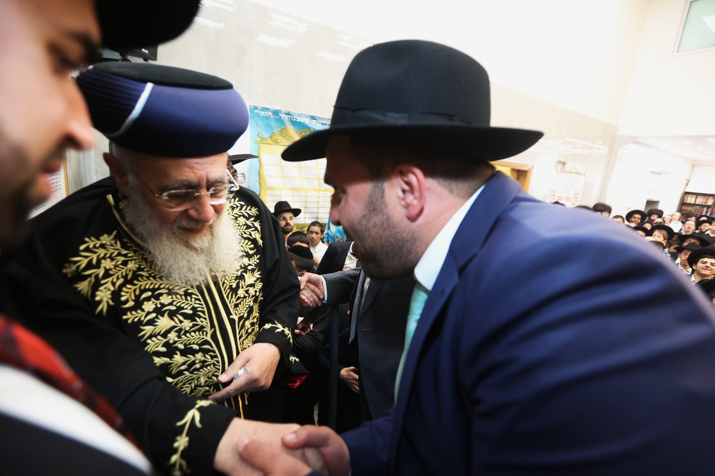 הקבלת פני רבו לראשל"צ הגאון הרב יצחק יוסף, ברמה ד' בבית שמש
