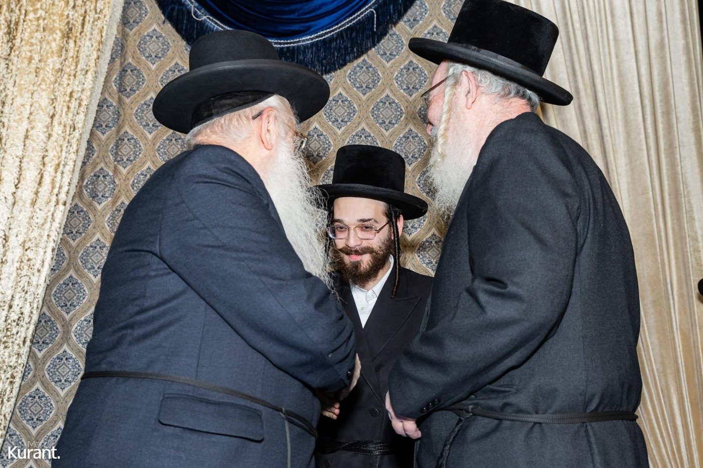 הנחת אבן הפינה בבעלזא קריית גת