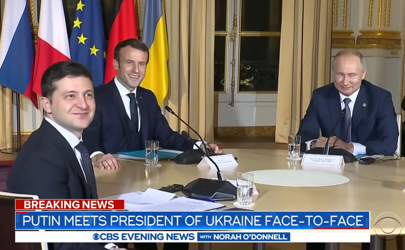 זלנסקי ופוטין בימים טובים יותר