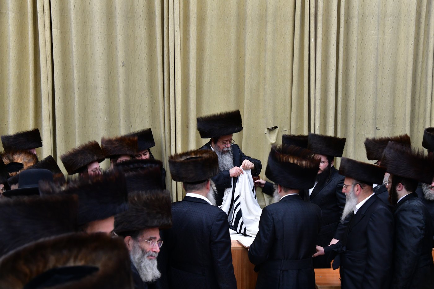 האדמו"ר משבט הלוי בשבת התאחדות בטלז סטון