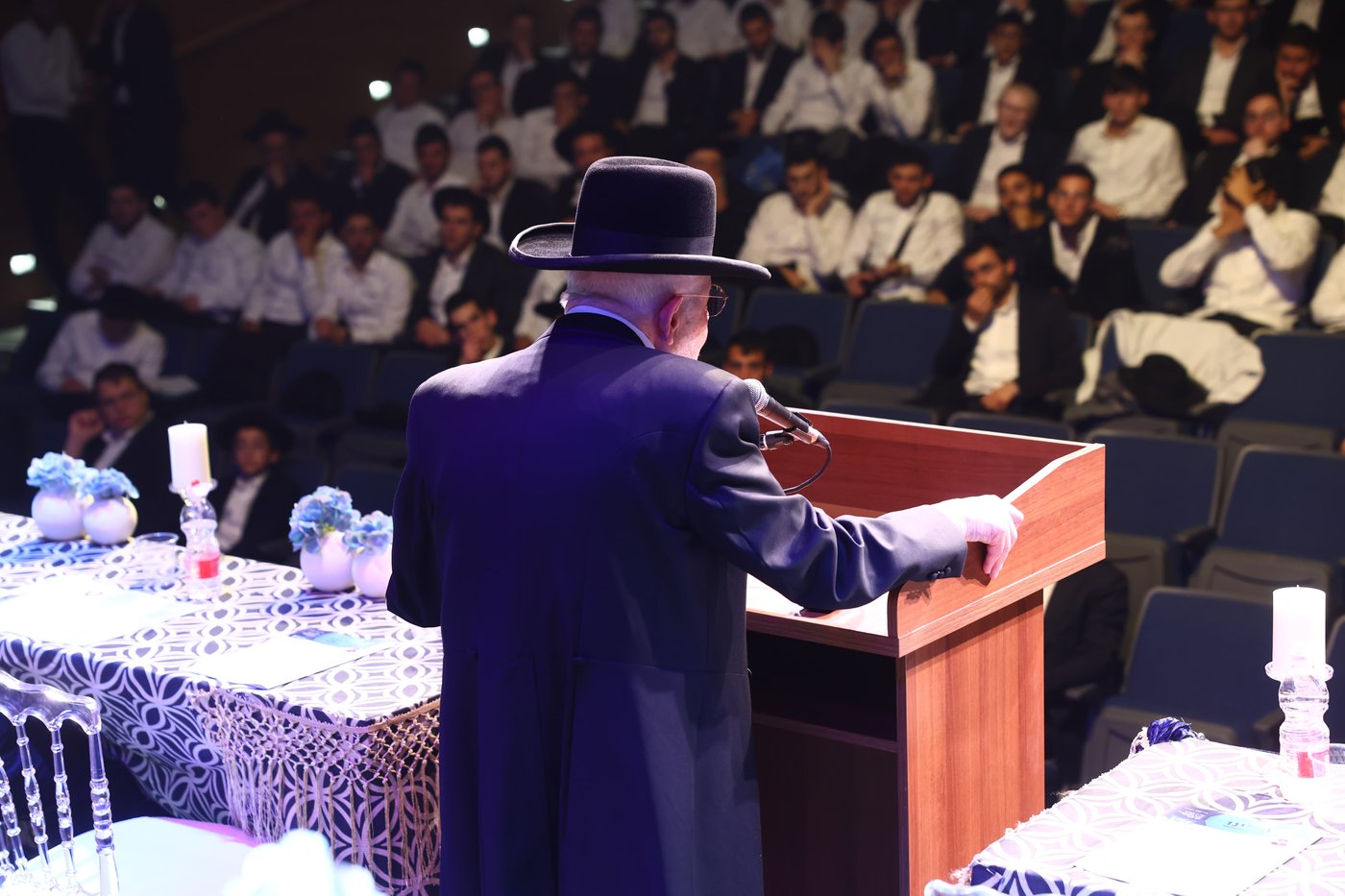 מעמד 'קבלת התורה' לבני הישיבות יוצאי צרפת 