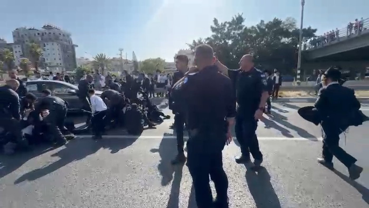 הפגנת החרדים | ארכיון