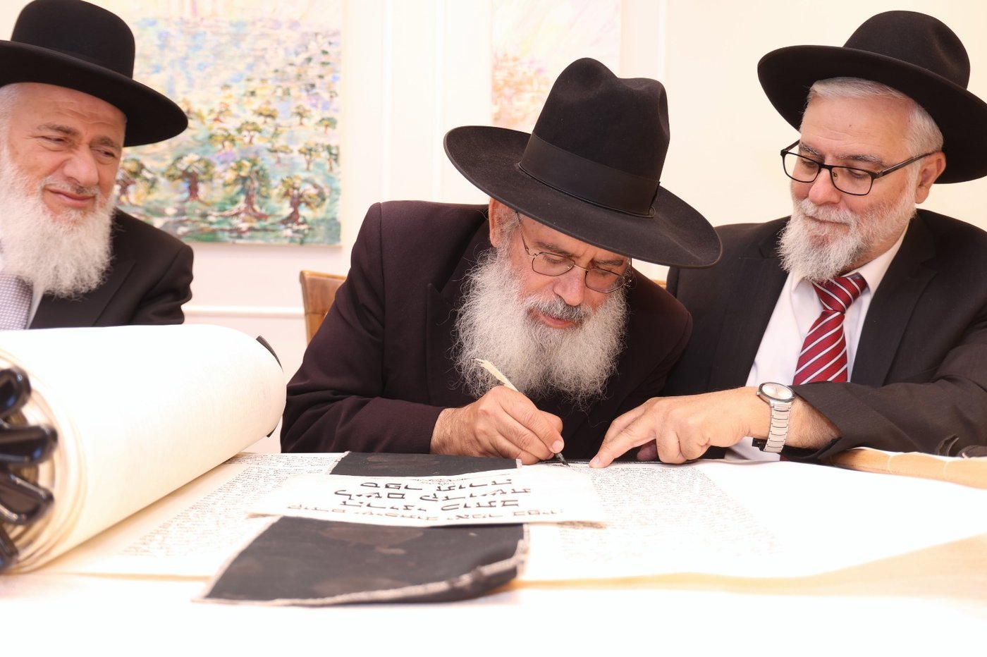 הכנסת ספר תורה לביהמ"ד 'מטה משה' בשכונת קאנטרי רמות