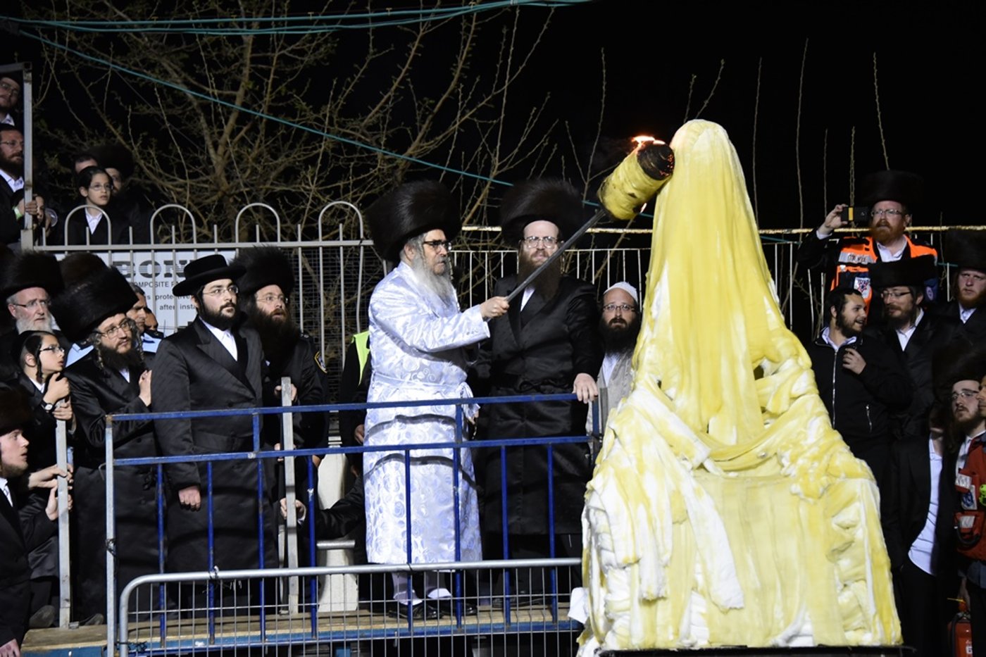 האדמו"ר מסאטמר שבת פרשת פקודי תשע"ו במירון