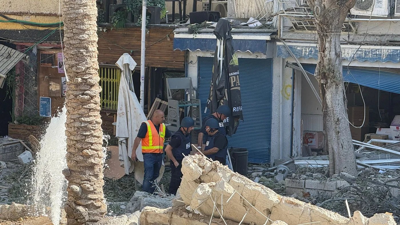 זירת הנפילה בחיפה