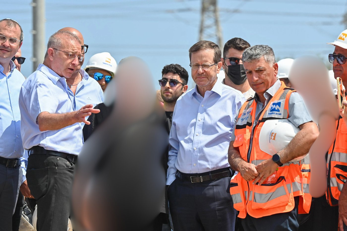 הנשיא בזירת הנפילה