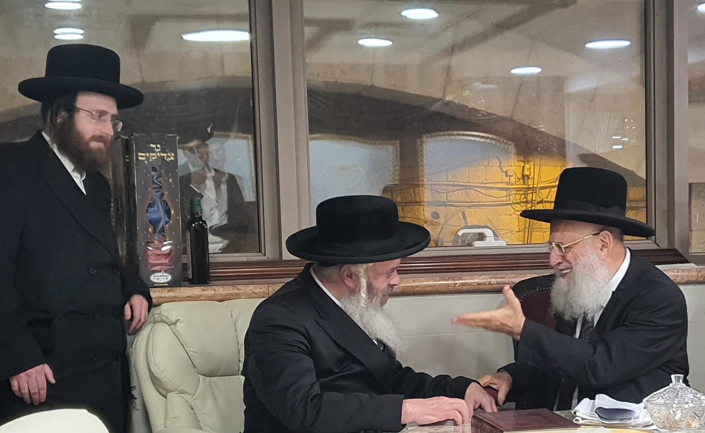 הגרמ"א רוזנבוים בביקור בארץ