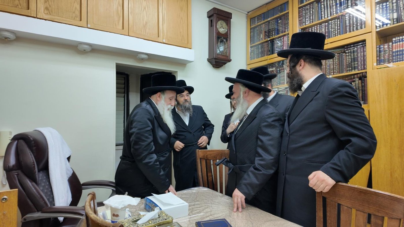 הגרמ"א רוזנבוים בביקור בארץ