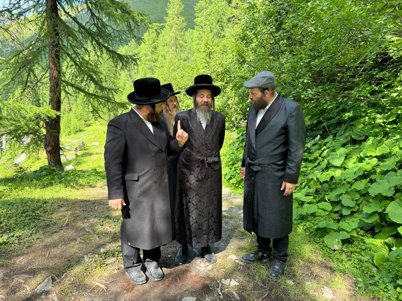 האדמו"ר מפיטסבורג בדאבוס - שווייץ 