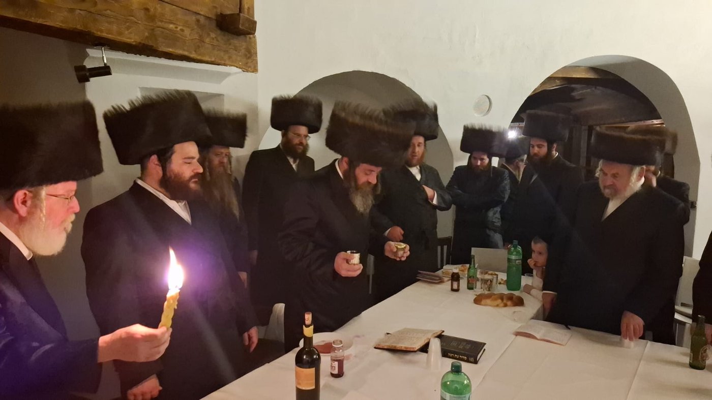 האדמו"ר מפיטסבורג בדאבוס - שווייץ 