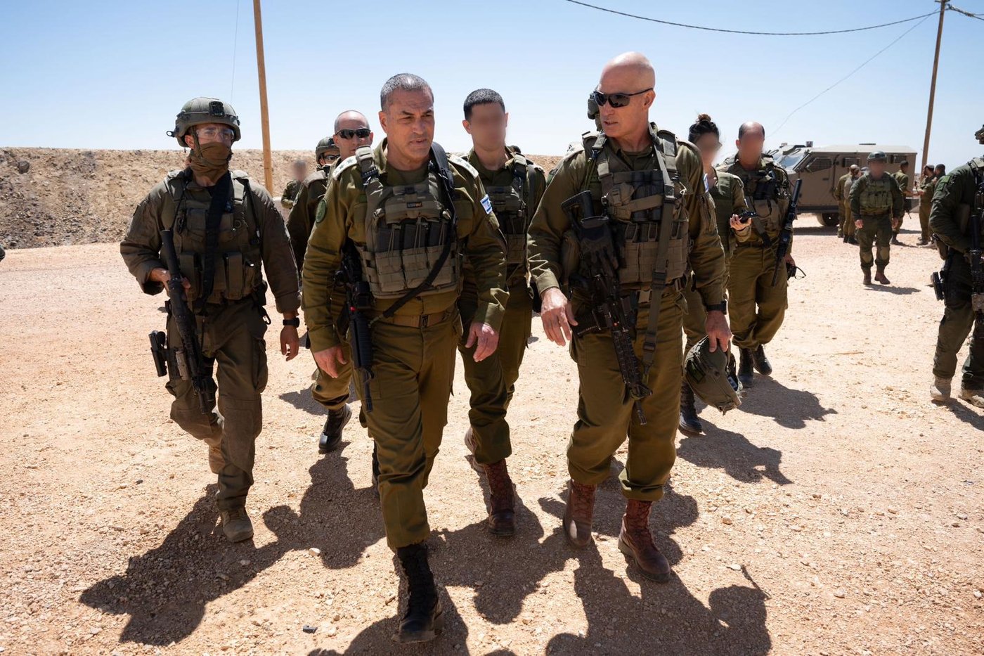 הרמטכ"ל בסיור בשטח סוריה