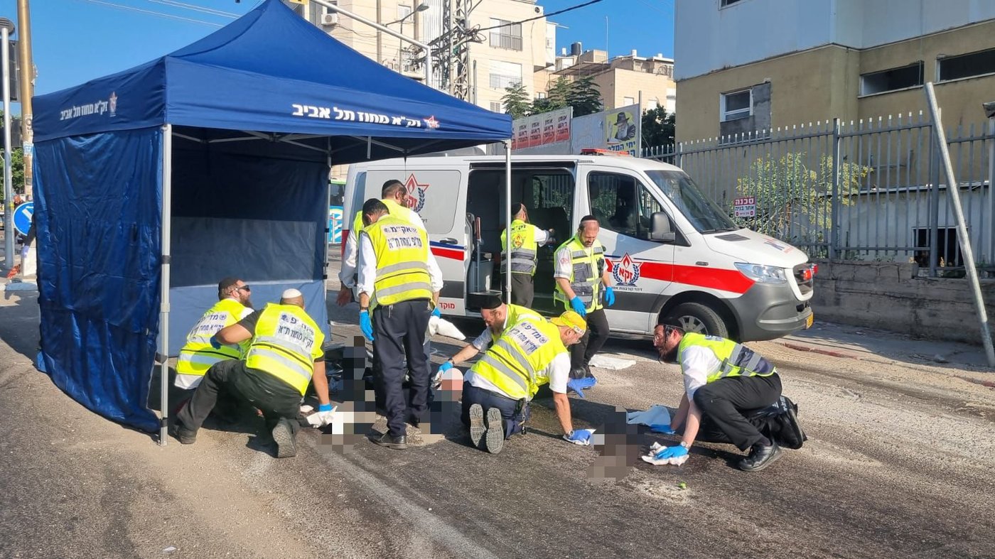 זירת תאונה קטלנית בבני ברק
