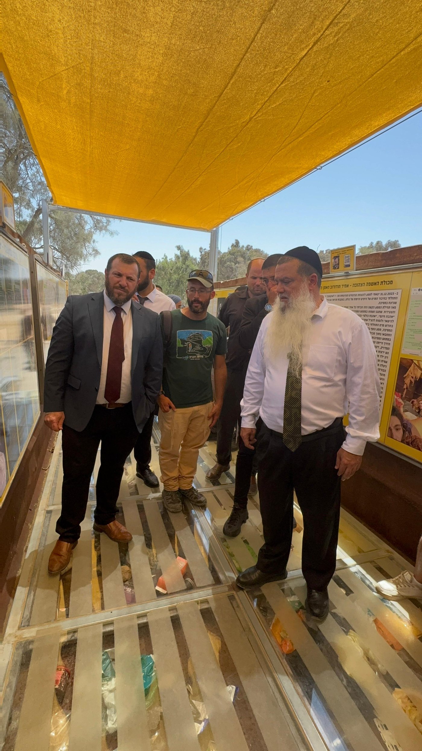 הרב יגאל כהן בסיור בעוטף