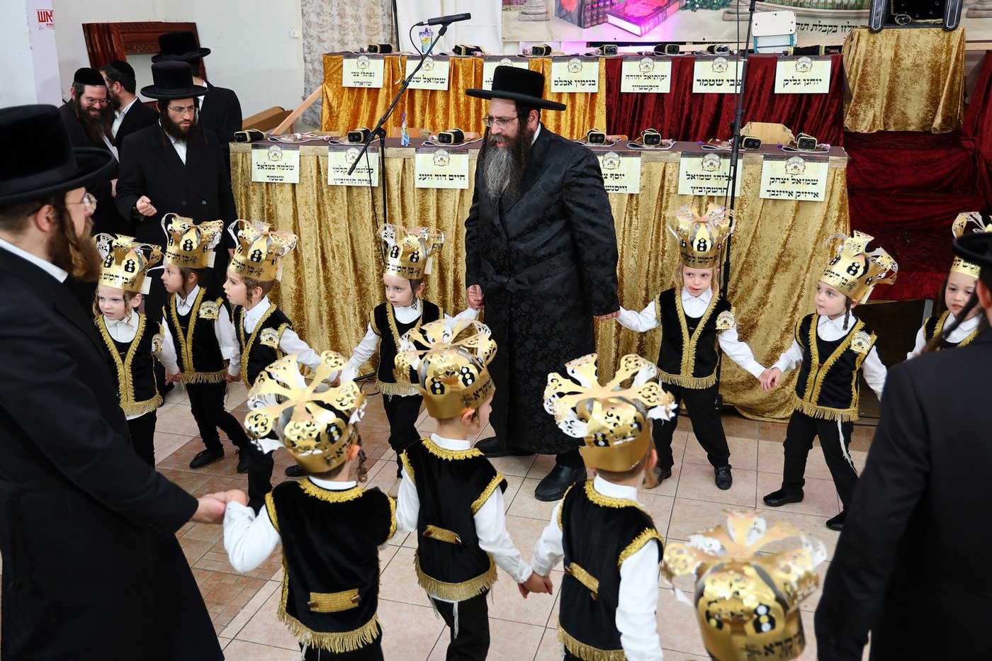 חומש סעודה בת"ת 'דרכי אבות' צאנז בחיפה