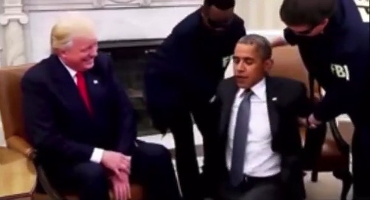 "מופע ליצנים": ברק אובמה מגיב לסרטון הקופים של טראמפ