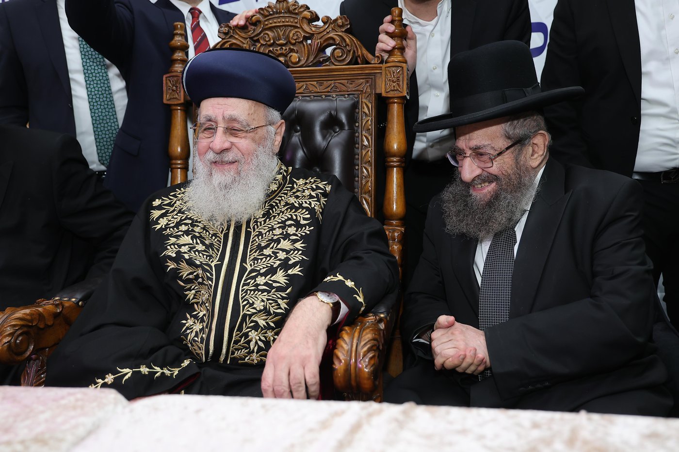 הראשל"צ הגר"י יוסף בביקור בשכונת הסופרים