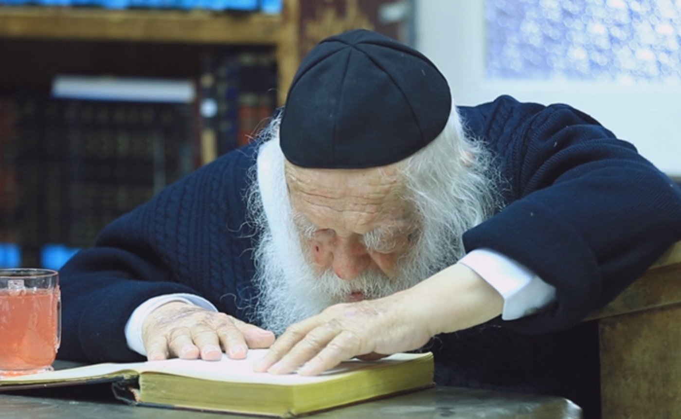 הגאון רבי חיים קנייבסקי הוגה בתוה"ק