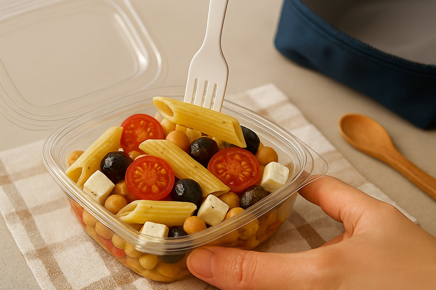 סלט פסטה צבעוני שכולם חוטפים