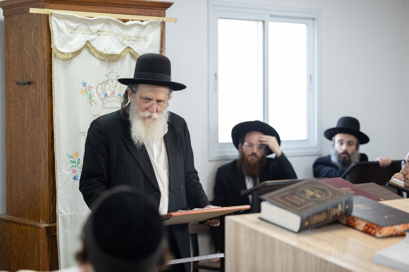 הגאון רבי שריאל רוזנברג בביקור בנחליאל