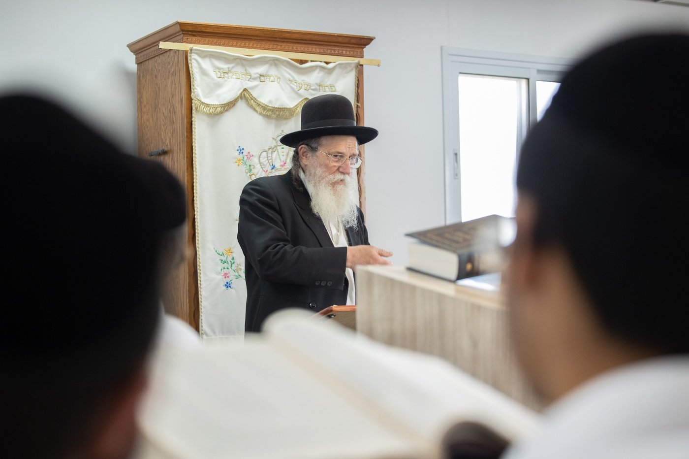 הגאון רבי שריאל רוזנברג בביקור בנחליאל