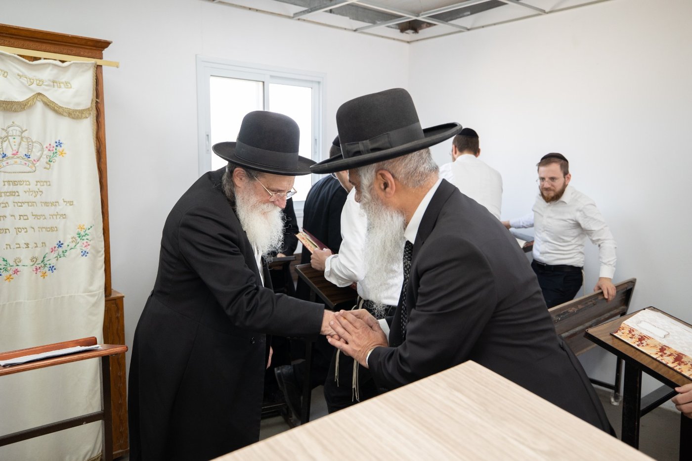 הגאון רבי שריאל רוזנברג בביקור בנחליאל