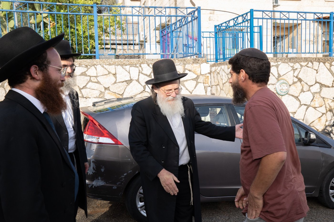הגאון רבי שריאל רוזנברג בביקור בנחליאל