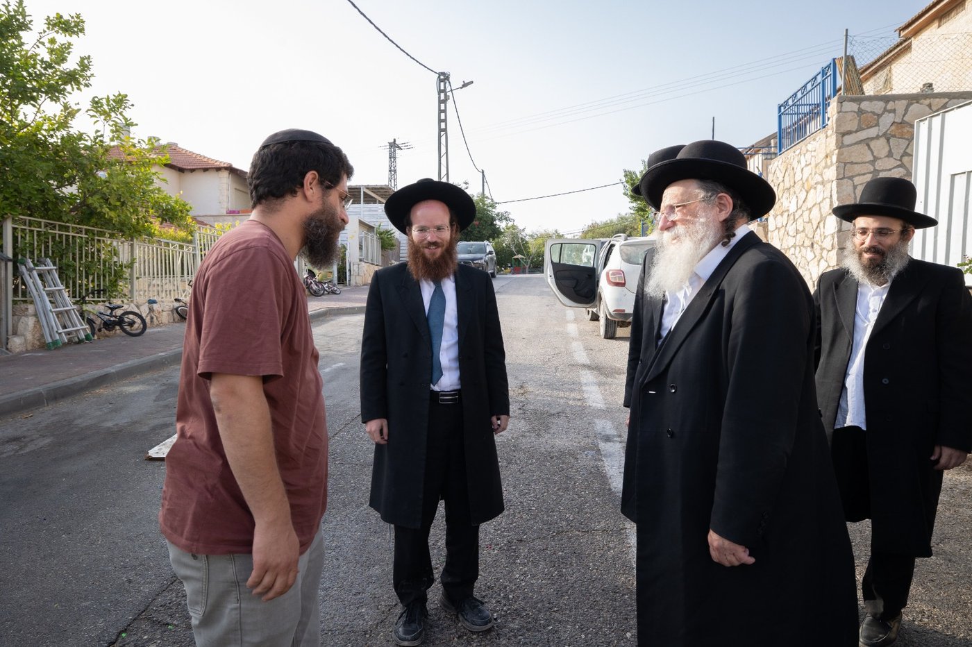 הגאון רבי שריאל רוזנברג בביקור בנחליאל