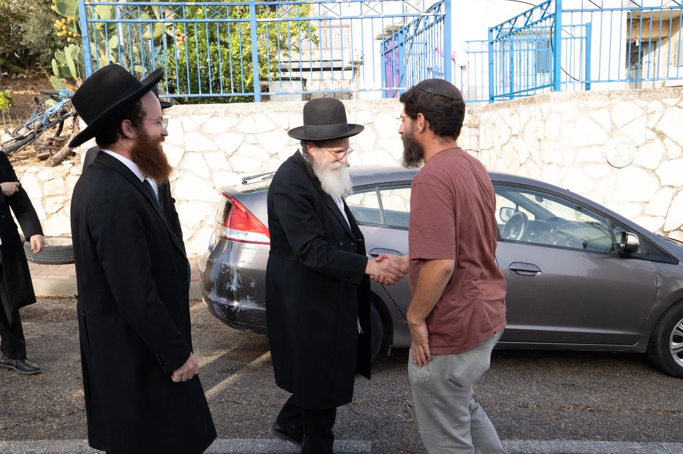 הגאון רבי שריאל רוזנברג בביקור בנחליאל