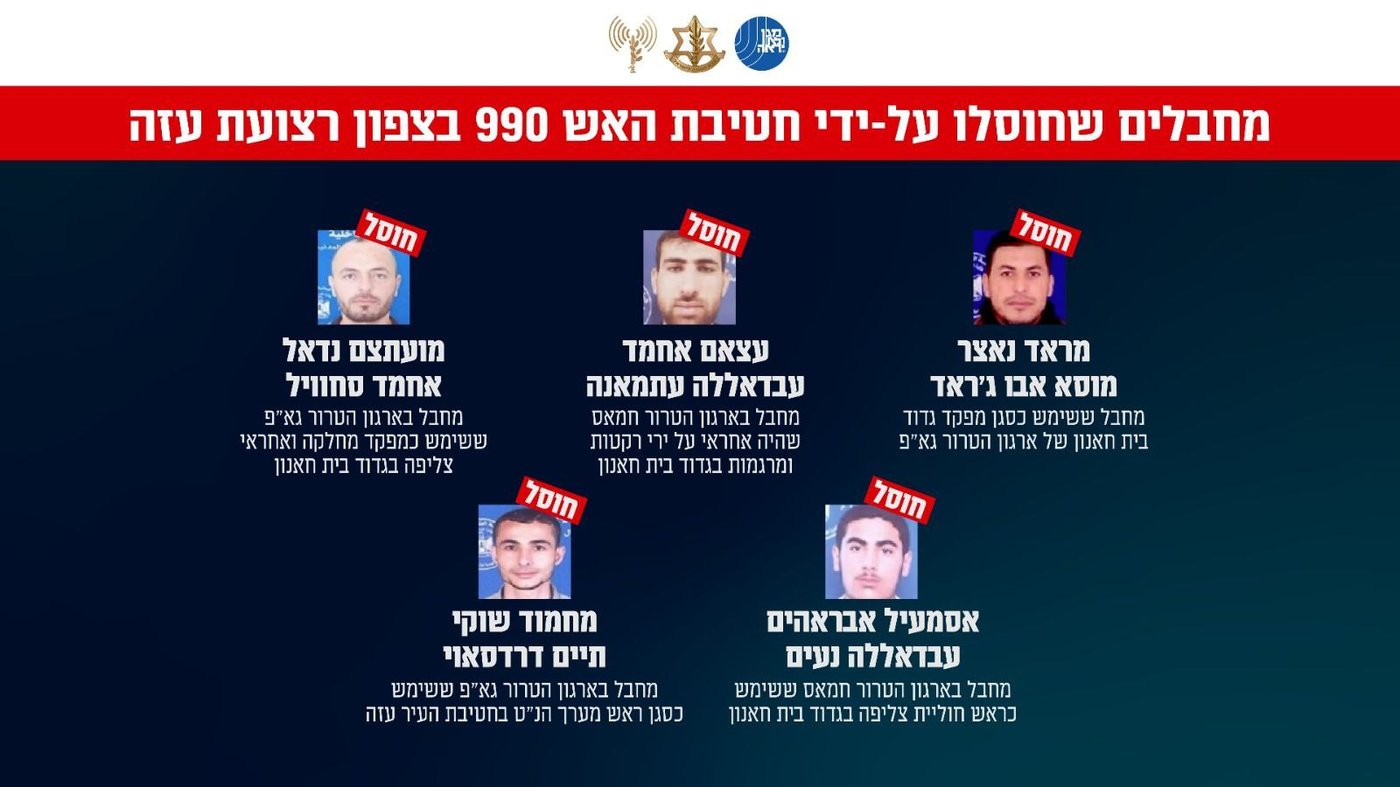 בשמחת תורה הם פיקדו על המחבלים, בשבוע האחרון הם חוסלו | צפו בחיסול המחבלים הבכירים