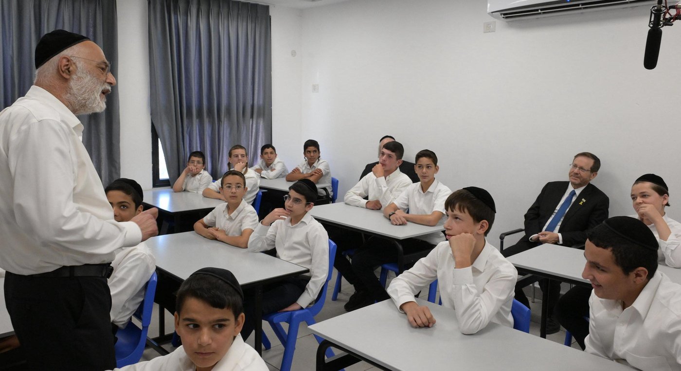הביקור של הנשיא הרצוג בביתר עילית