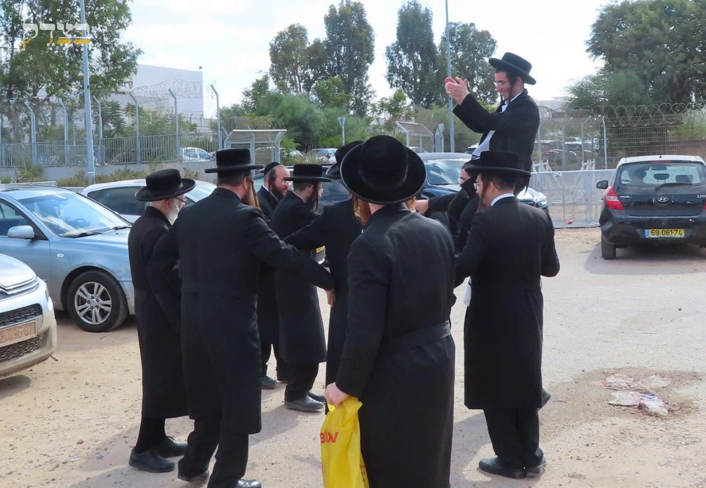 חגיגות שחרור האסיר ר' דוד מנחם מינצברג