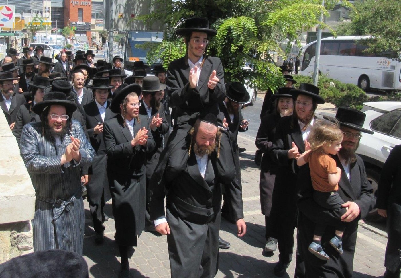 חגיגות שחרור האסיר ר' דוד מנחם מינצברג