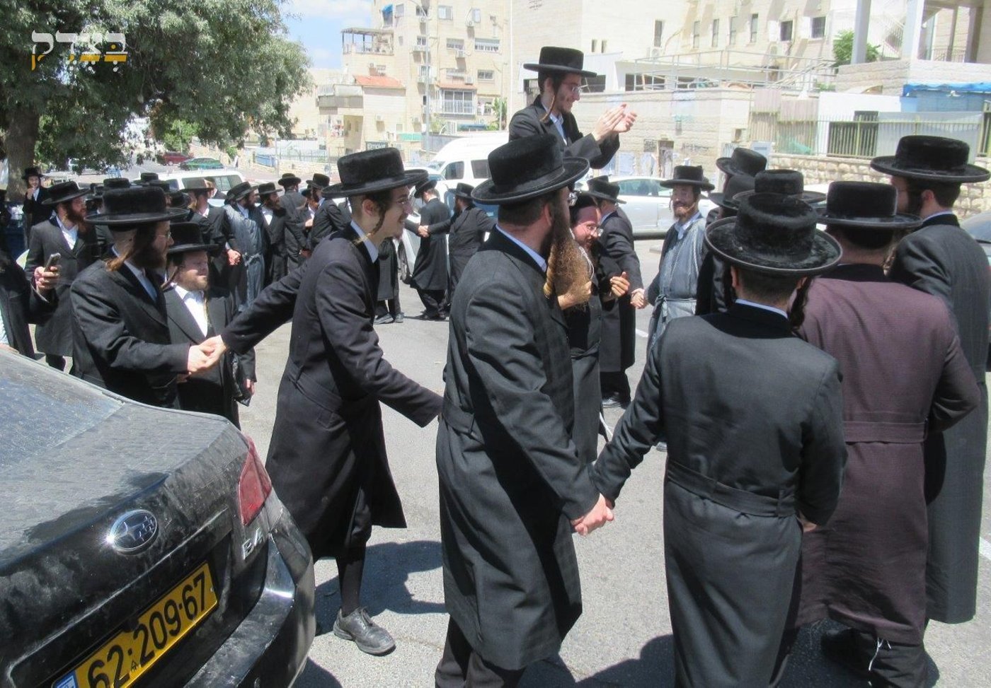 חגיגות שחרור האסיר ר' דוד מנחם מינצברג