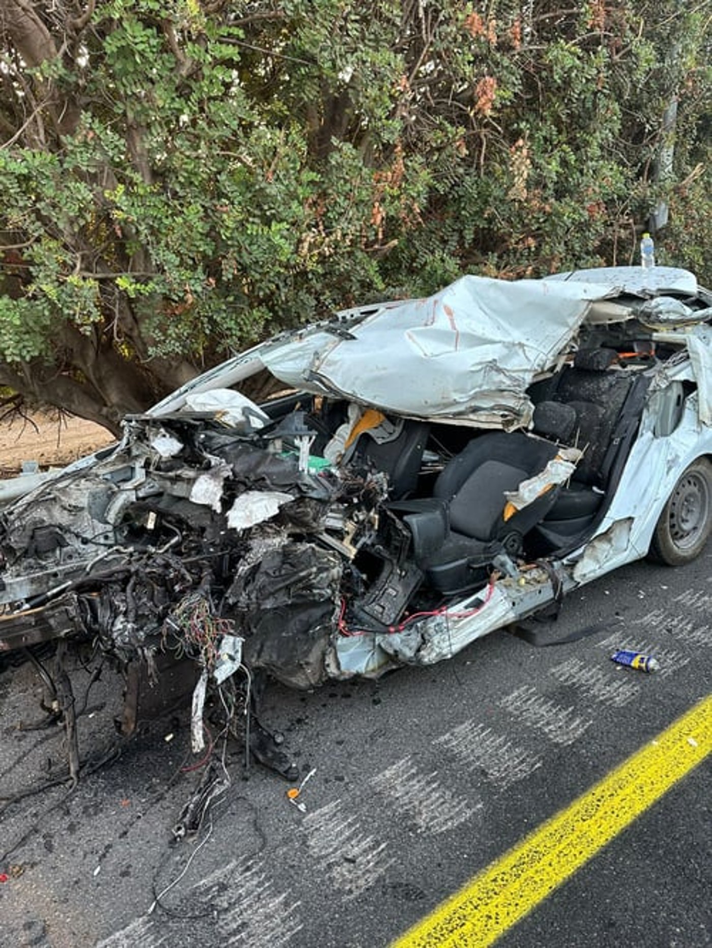 זירת התאונה הקשה