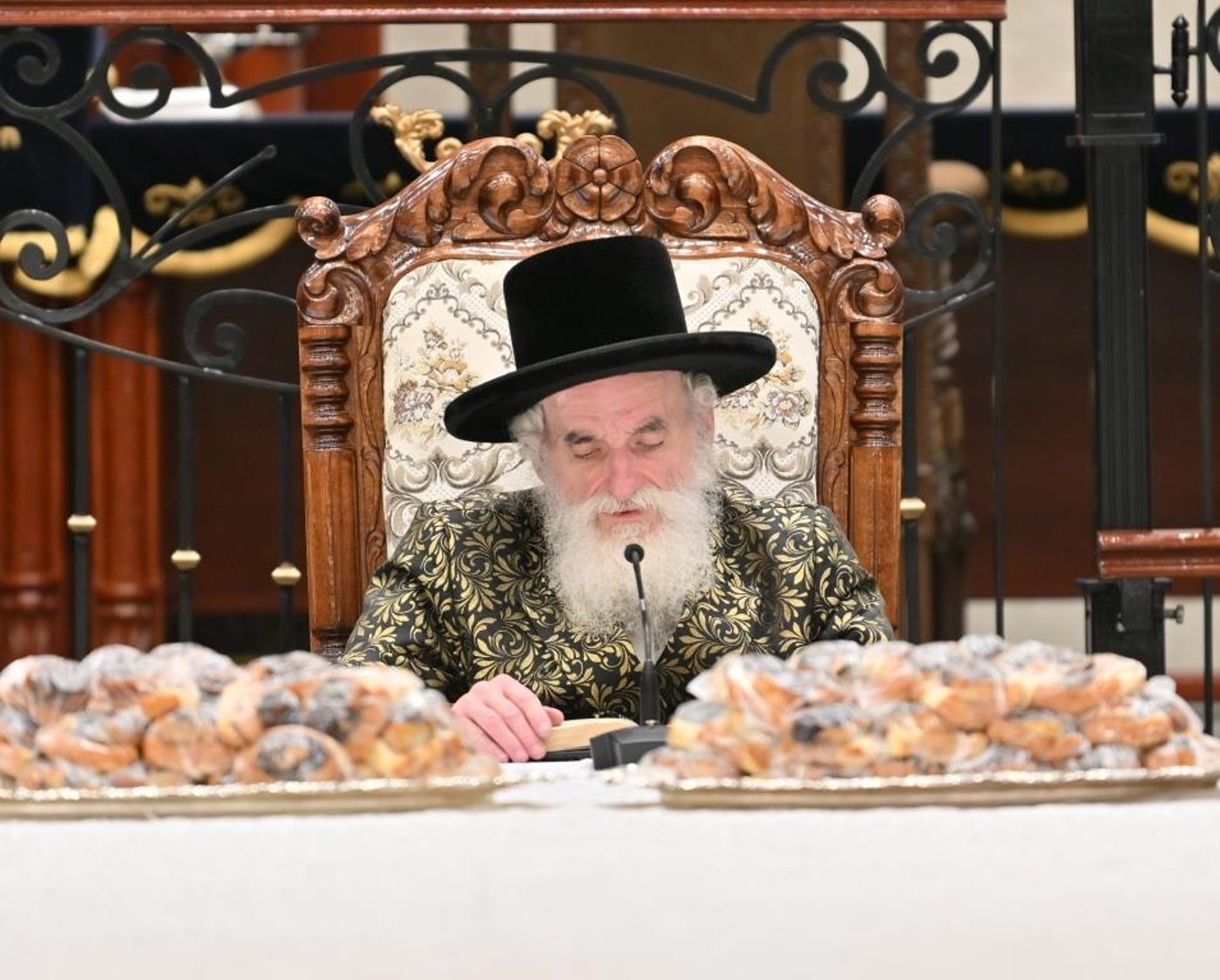 מעמד קבלת פנים להאדמו"ר מויזניץ